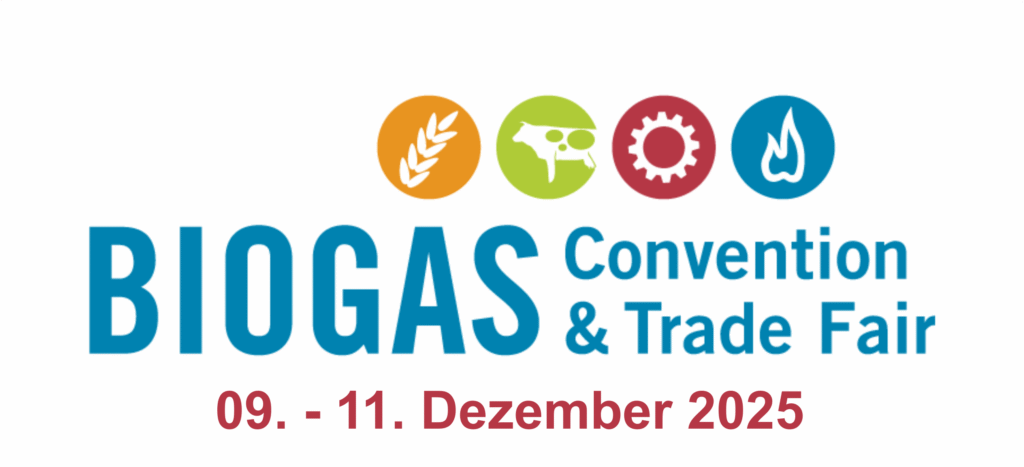 Teilnahme an der Biogas Convention & Trade Fair in Nürnberg, Halle 9 Stand F70